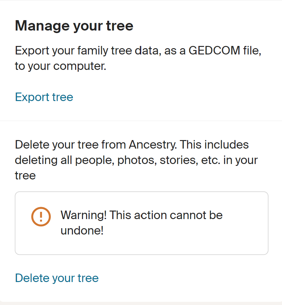 The export button